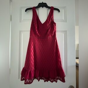 Size 5 City Studio Burgundy Sleeveless Dress